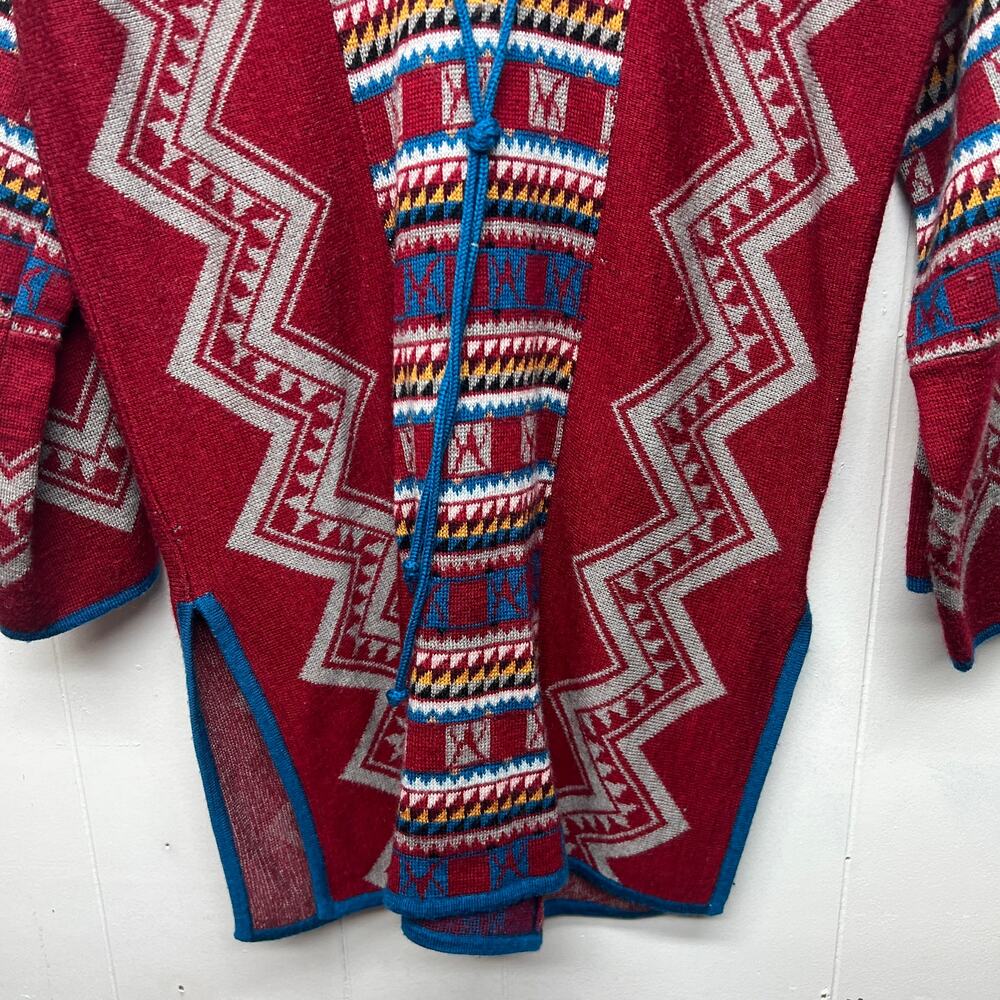 Catalina Wool Blend Vintage Aztec Print Women's Long Sleeve Sweater Size Medium - Picture 4 of 12